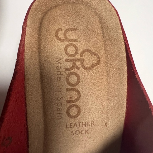 Wedge Sandals Cross Strap Leather Cork size 7.5 . Used - Picture 5 of 13